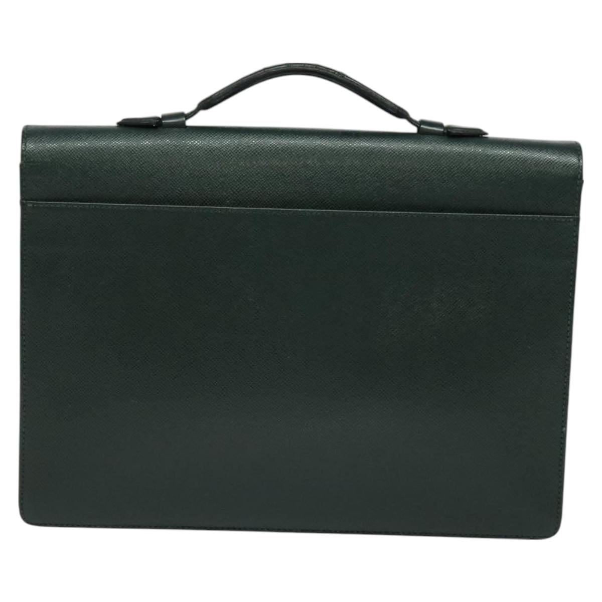 LOUIS VUITTON Taiga Serviette Kourad Business Bag Epicea M30074 LV Auth bs26833