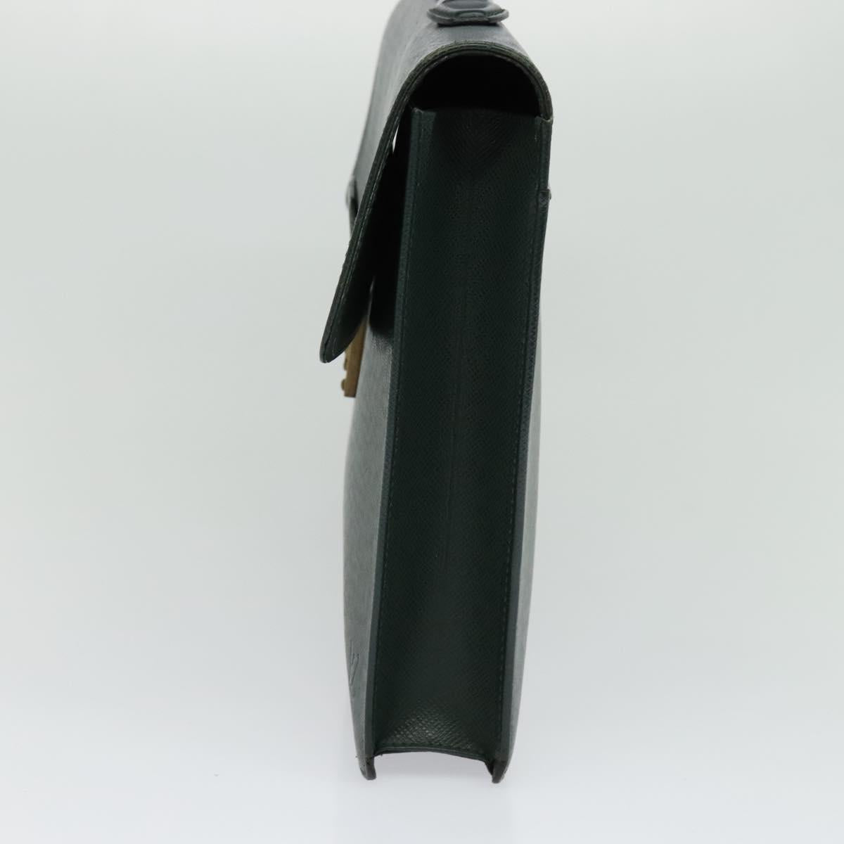 LOUIS VUITTON Taiga Serviette Kourad Business Bag Epicea M30074 LV Auth bs26833