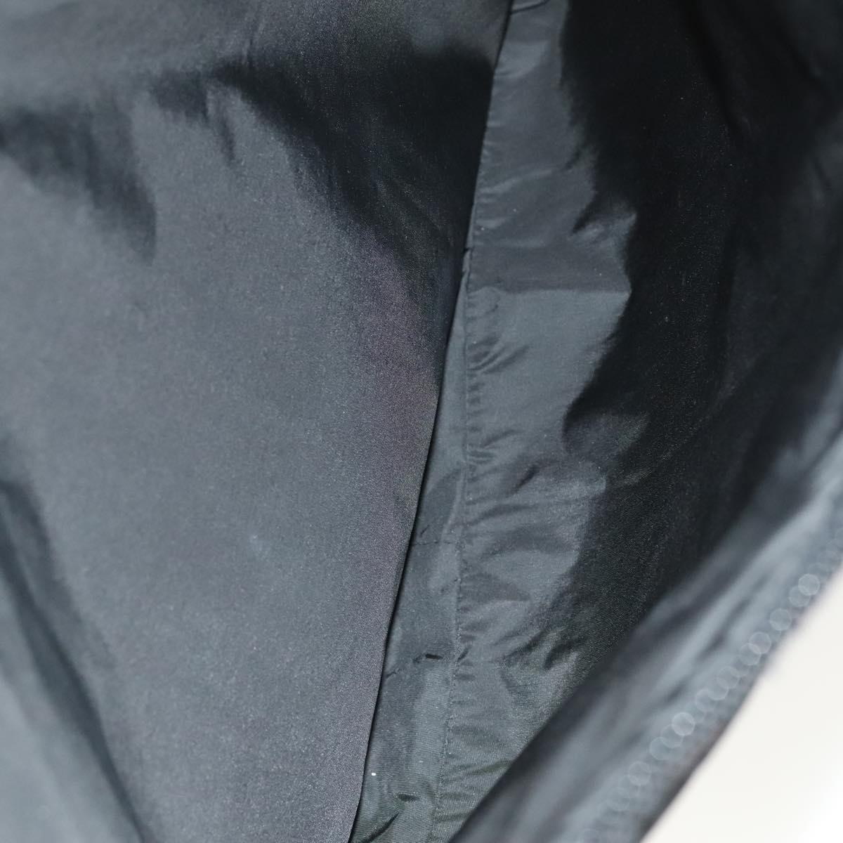 PRADA Sports Shoulder Bag Nylon Black Silver Auth bs26885