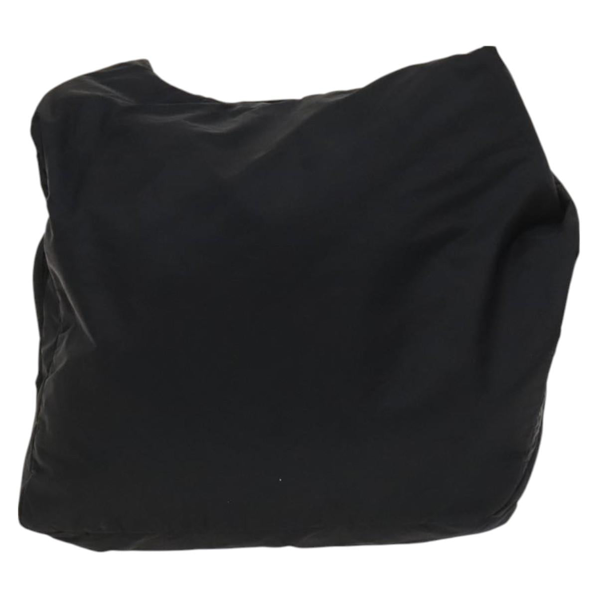 PRADA Sports Shoulder Bag Nylon Black Silver Auth bs26885