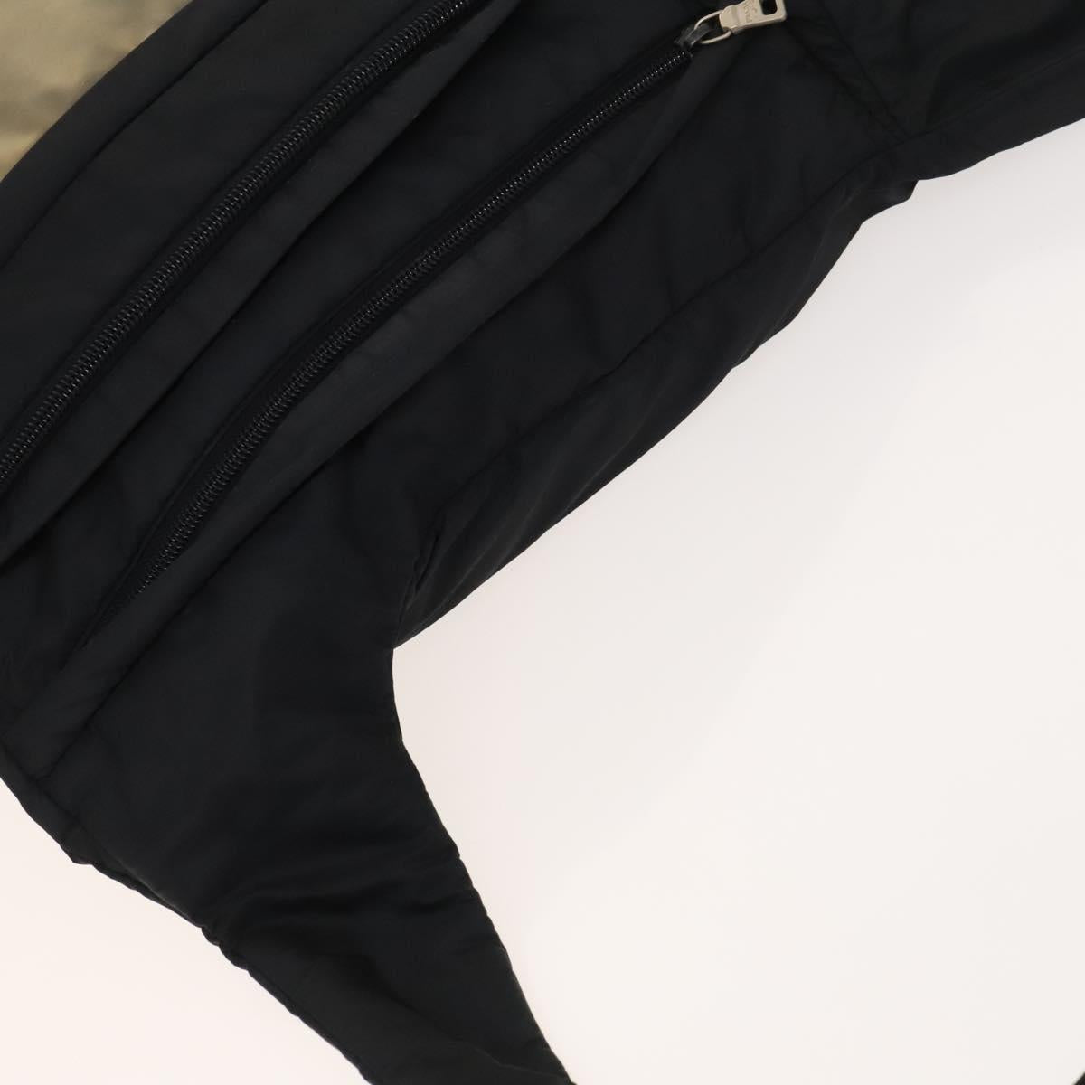 PRADA Sports Shoulder Bag Nylon Black Silver Auth bs26885