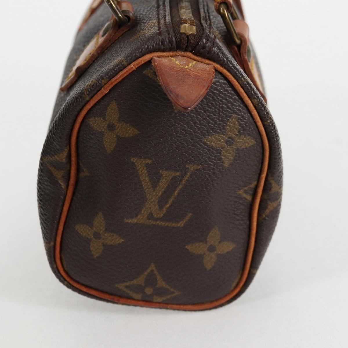 LOUIS VUITTON Monogram Mini Speedy Hand Bag M41534 LV Auth bs26913