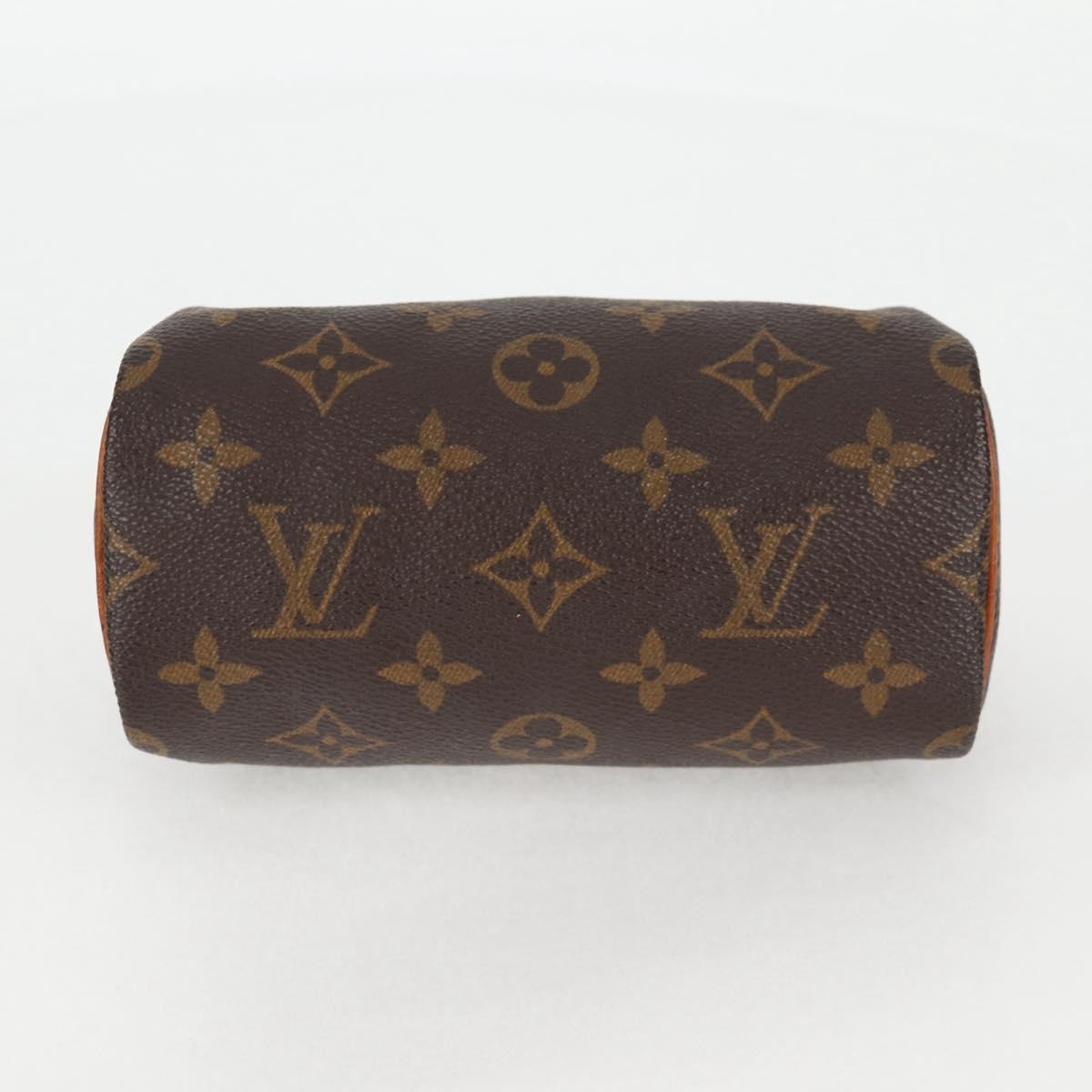 LOUIS VUITTON Monogram Mini Speedy Hand Bag M41534 LV Auth bs26913