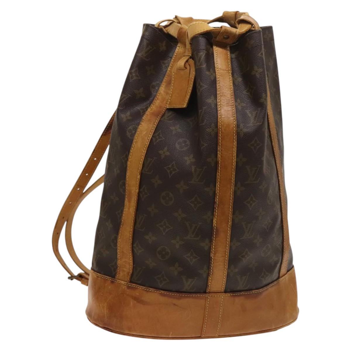 LOUIS VUITTON Monogram Randonnee GM Shoulder Bag M42244 LV Auth bs26974