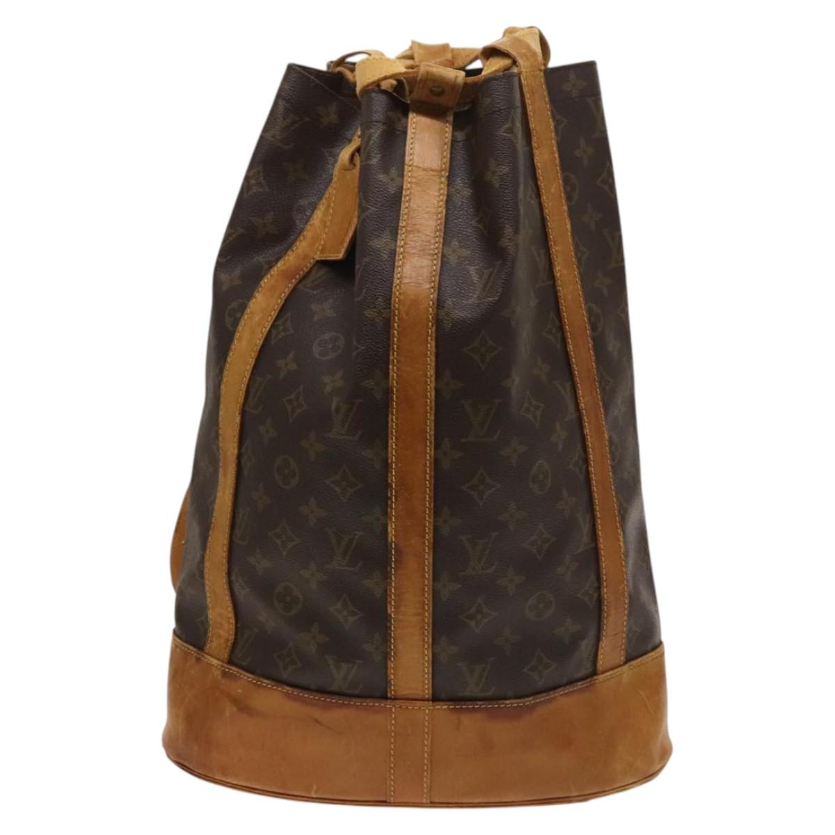 LOUIS VUITTON Monogram Randonnee GM Shoulder Bag M42244 LV Auth bs26974