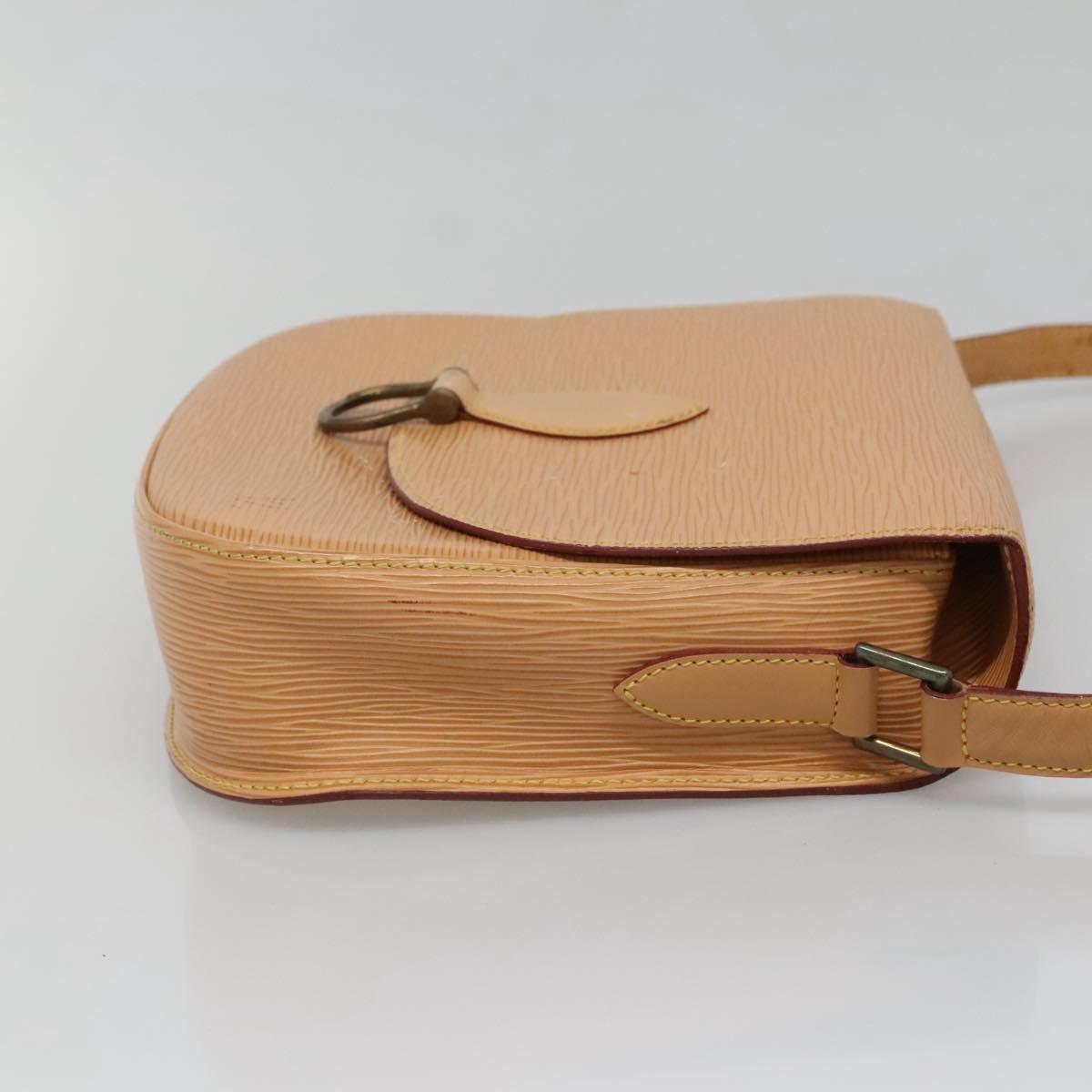 LOUIS VUITTON Epi Saint Cloud GM Shoulder Bag Beige M52196 LV Auth bs26977