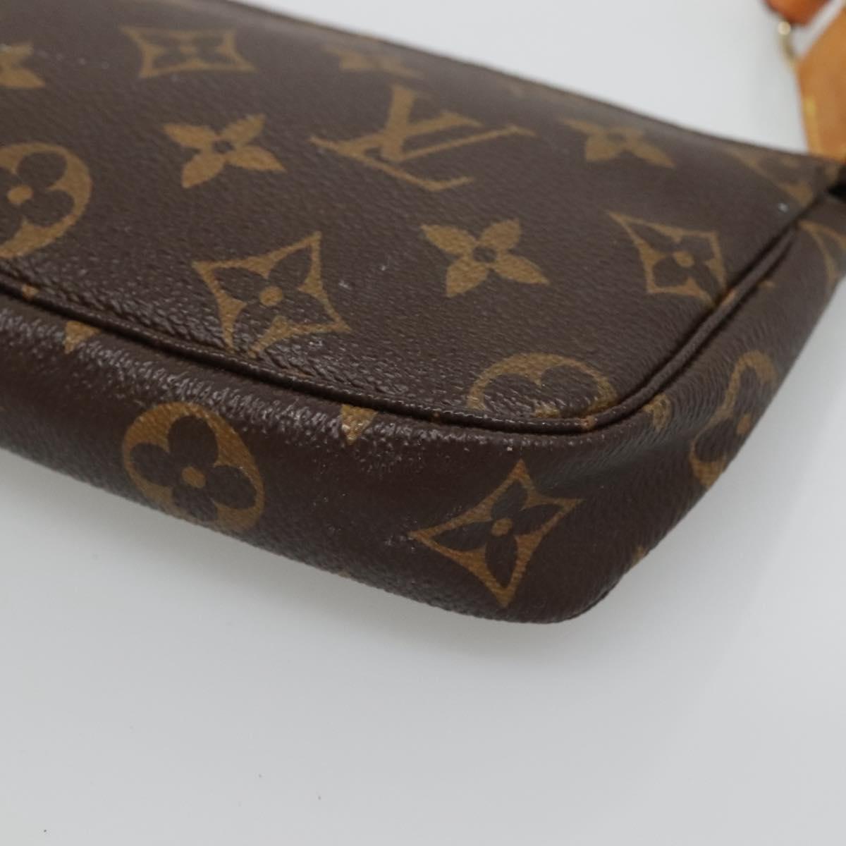 LOUIS VUITTON Monogram Mini Pochette Accessoires Pouch M58009 LV Auth bs26979