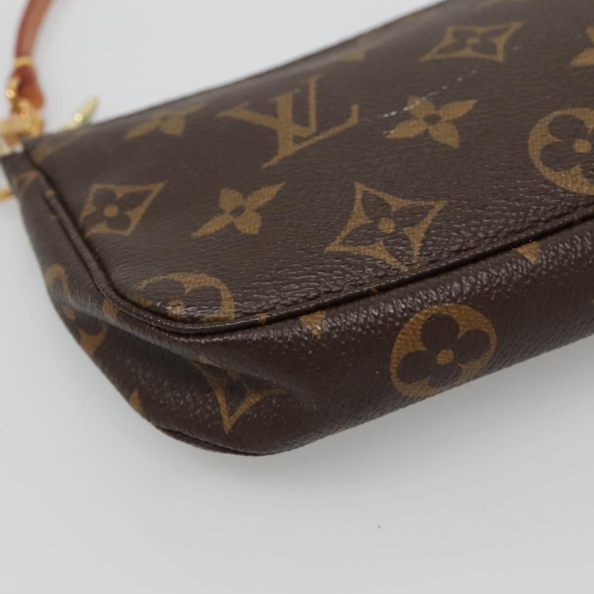 LOUIS VUITTON Monogram Mini Pochette Accessoires Pouch M58009 LV Auth bs26979