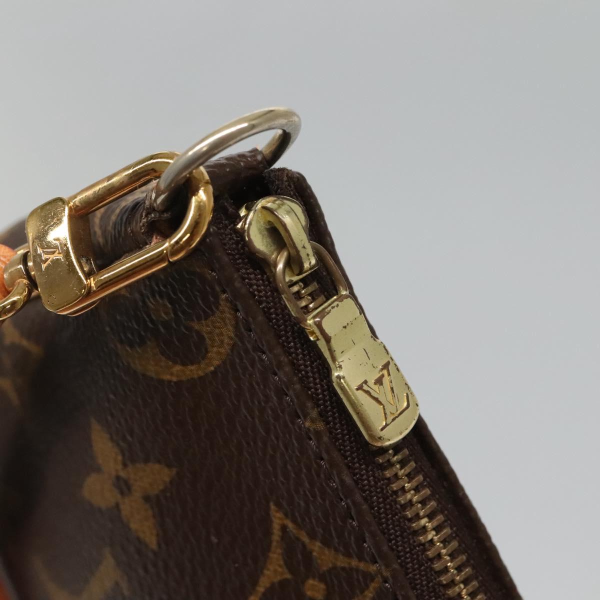 LOUIS VUITTON Monogram Mini Pochette Accessoires Pouch M58009 LV Auth bs26979