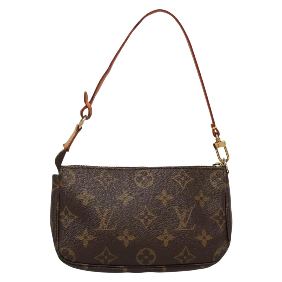 LOUIS VUITTON Monogram Mini Pochette Accessoires Pouch M58009 LV Auth bs26979