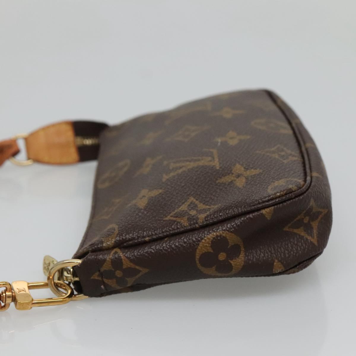 LOUIS VUITTON Monogram Mini Pochette Accessoires Pouch M58009 LV Auth bs26979