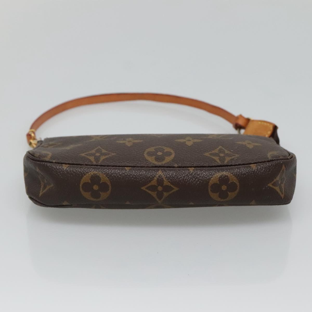 LOUIS VUITTON Monogram Mini Pochette Accessoires Pouch M58009 LV Auth bs26979