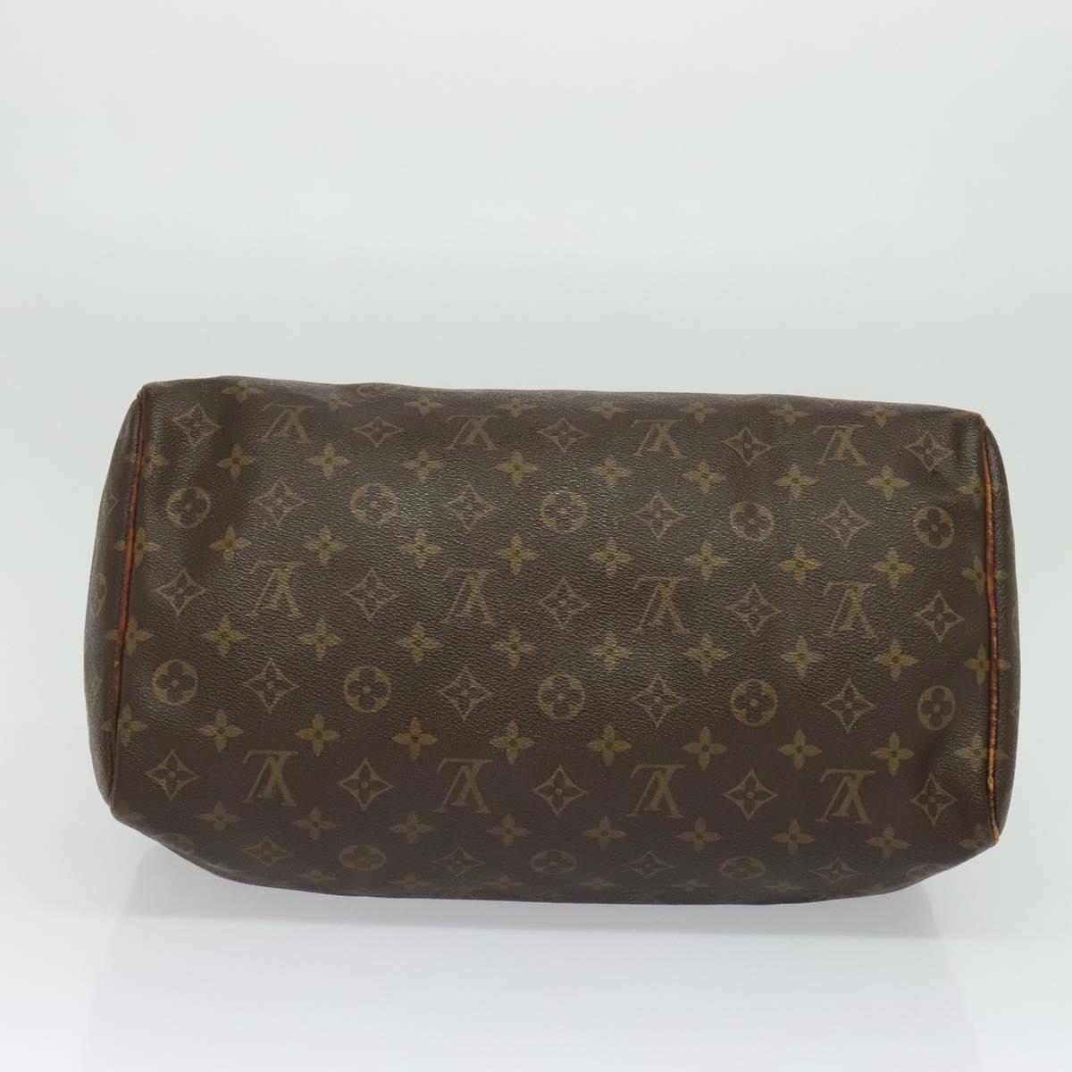 LOUIS VUITTON Monogram Speedy 35 Hand Bag M41524 LV Auth bs26997