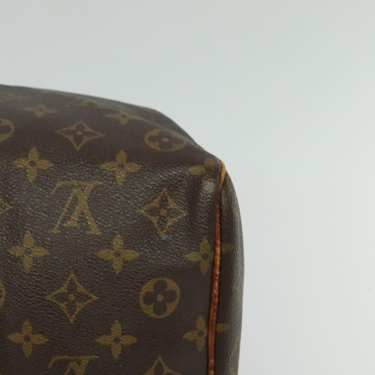 LOUIS VUITTON Monogram Speedy 35 Hand Bag M41524 LV Auth bs26997