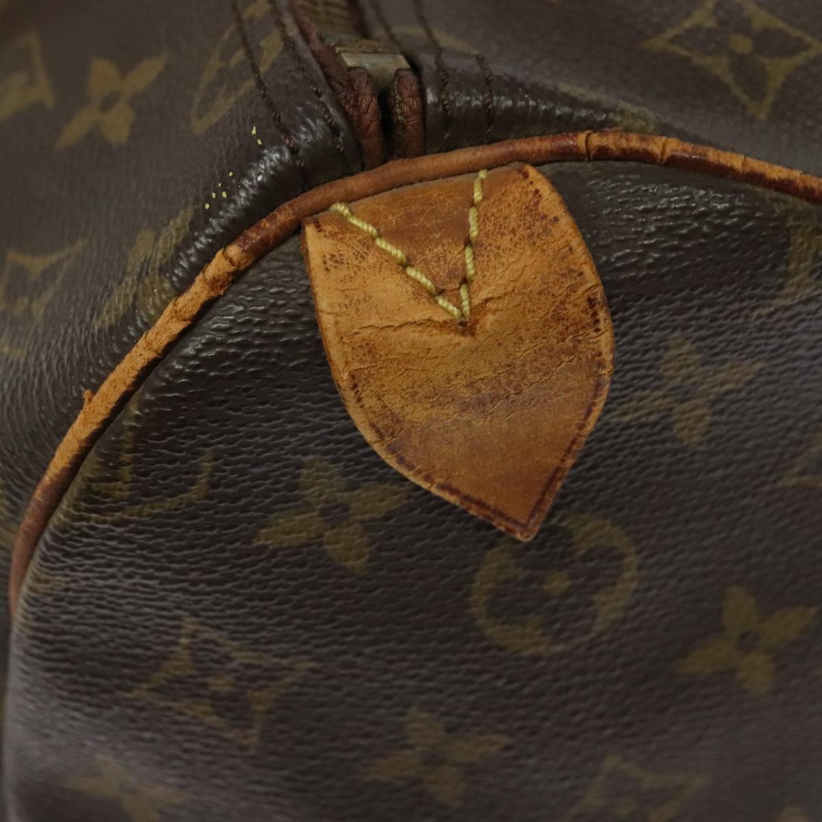 LOUIS VUITTON Monogram Speedy 35 Hand Bag M41524 LV Auth bs26997