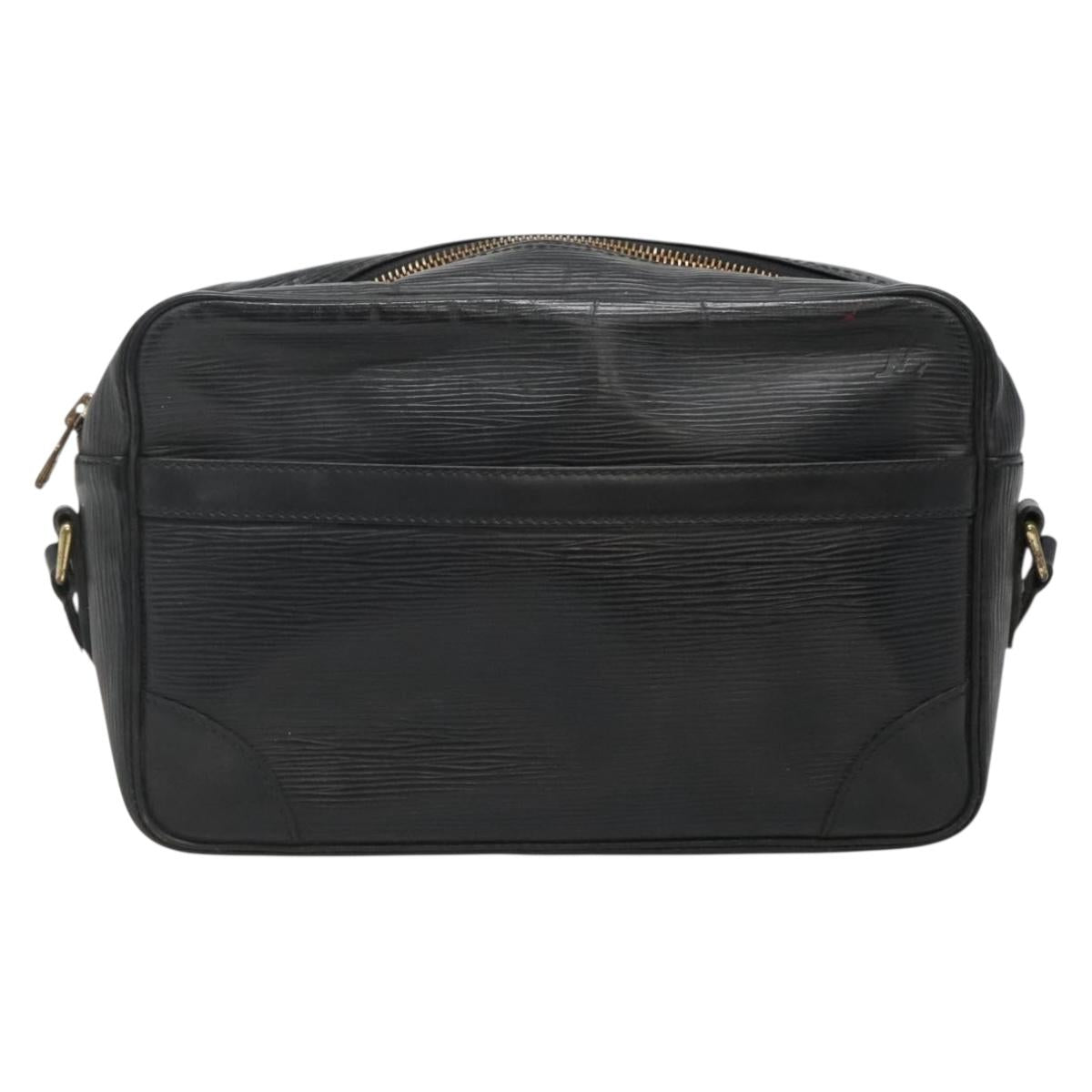 LOUIS VUITTON Epi Trocadero 27 Shoulder Bag Black M52312 LV Auth bs27001