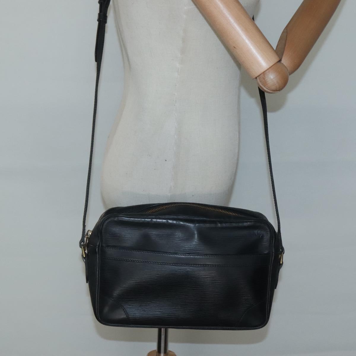 LOUIS VUITTON Epi Trocadero 27 Shoulder Bag Black M52312 LV Auth bs27001
