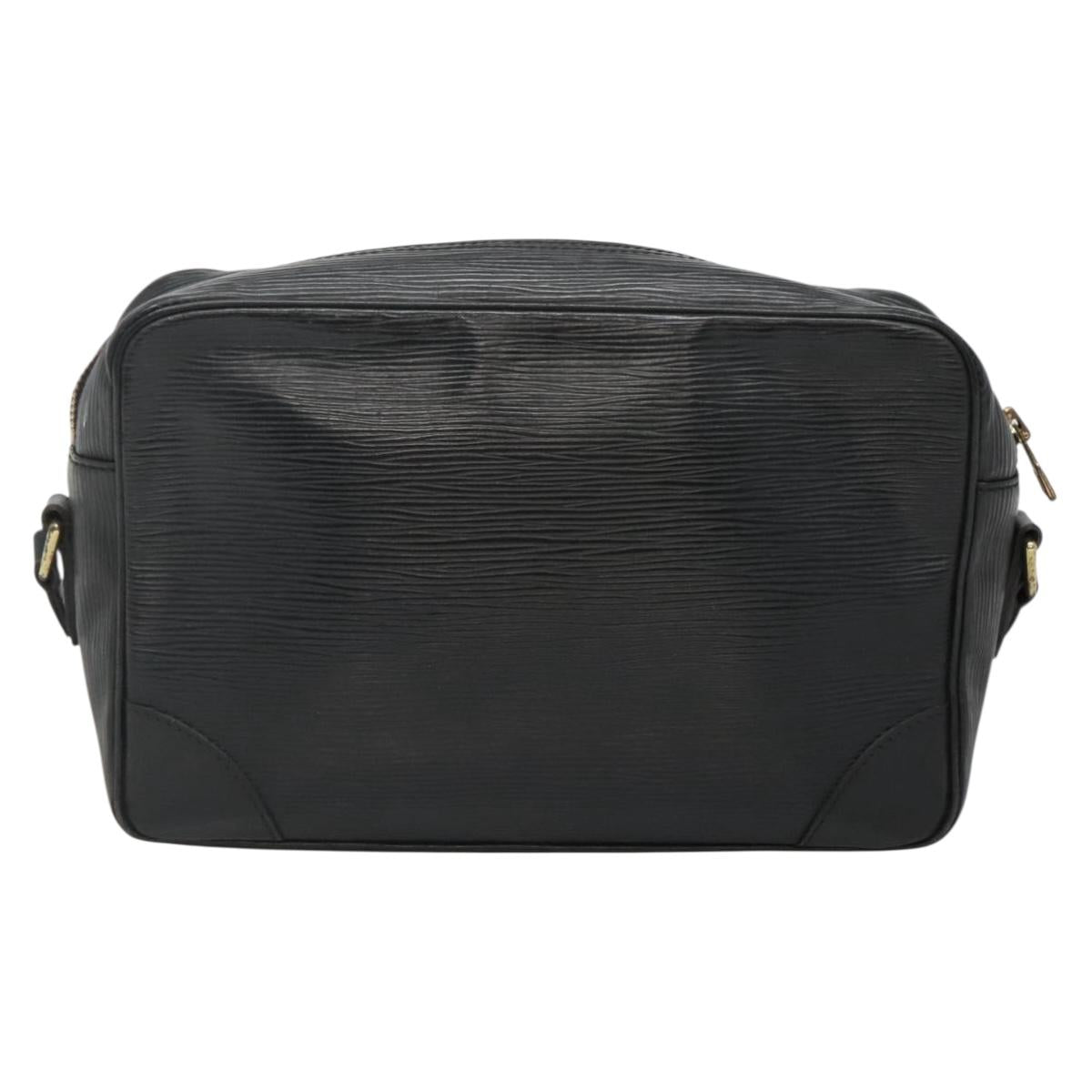 LOUIS VUITTON Epi Trocadero 27 Shoulder Bag Black M52312 LV Auth bs27001
