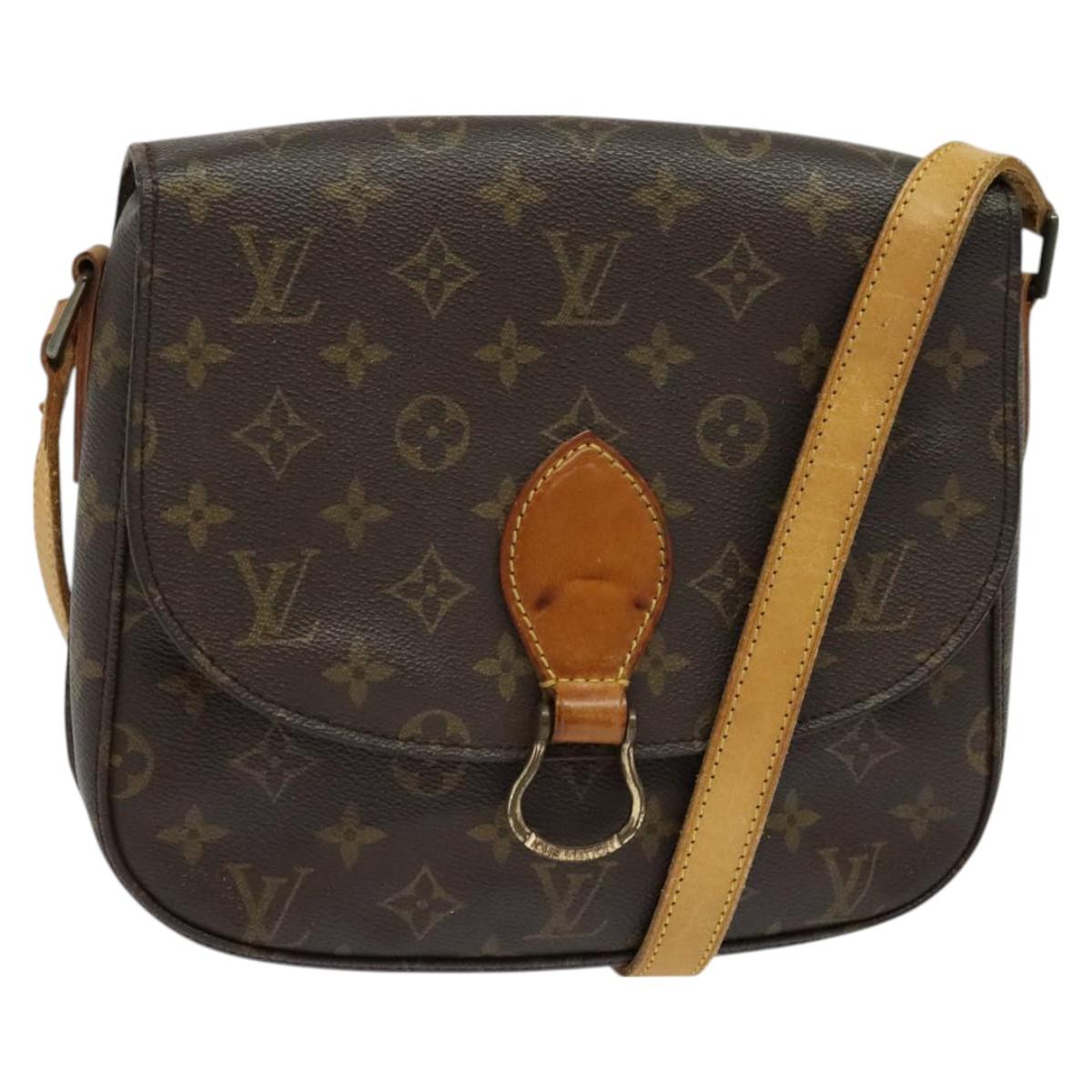 LOUIS VUITTON Monogram Saint Cloud GM Shoulder Bag M51242 LV Auth bs27034