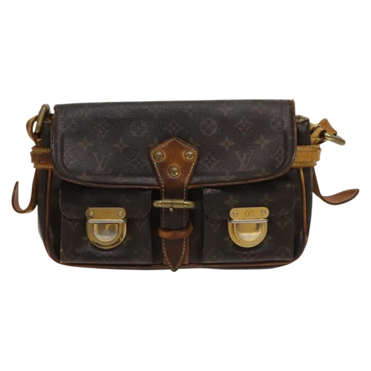 LOUIS VUITTON Monogram Hudson PM Shoulder Bag M40027 LV Auth bs27036