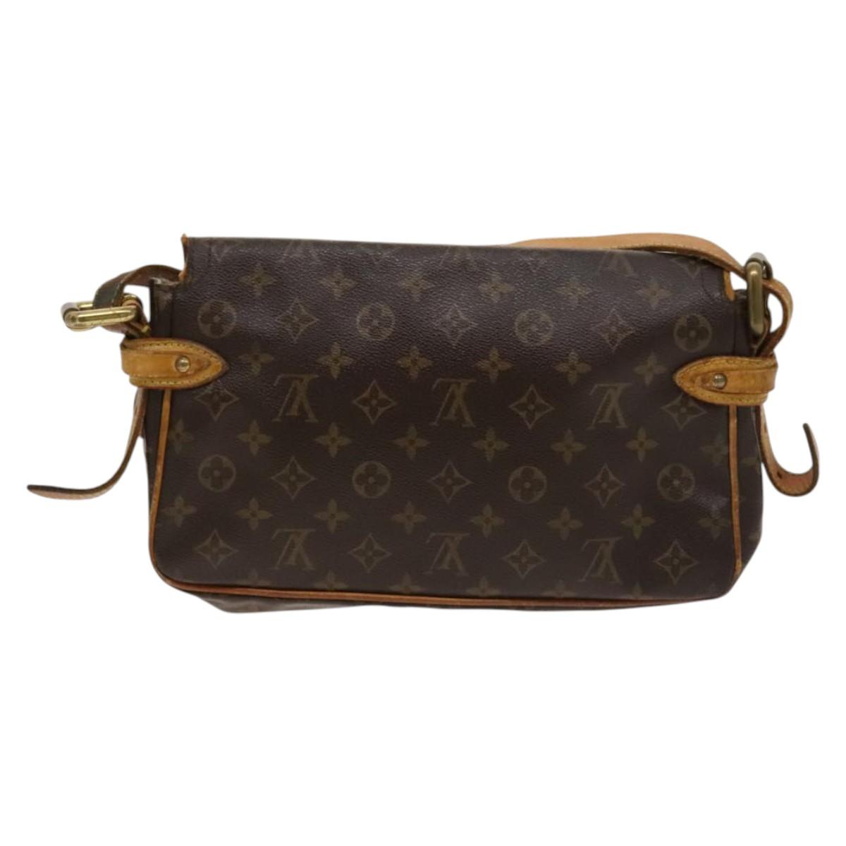LOUIS VUITTON Monogram Hudson PM Shoulder Bag M40027 LV Auth bs27036