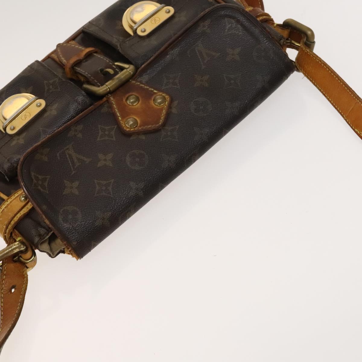 LOUIS VUITTON Monogram Hudson PM Shoulder Bag M40027 LV Auth bs27036