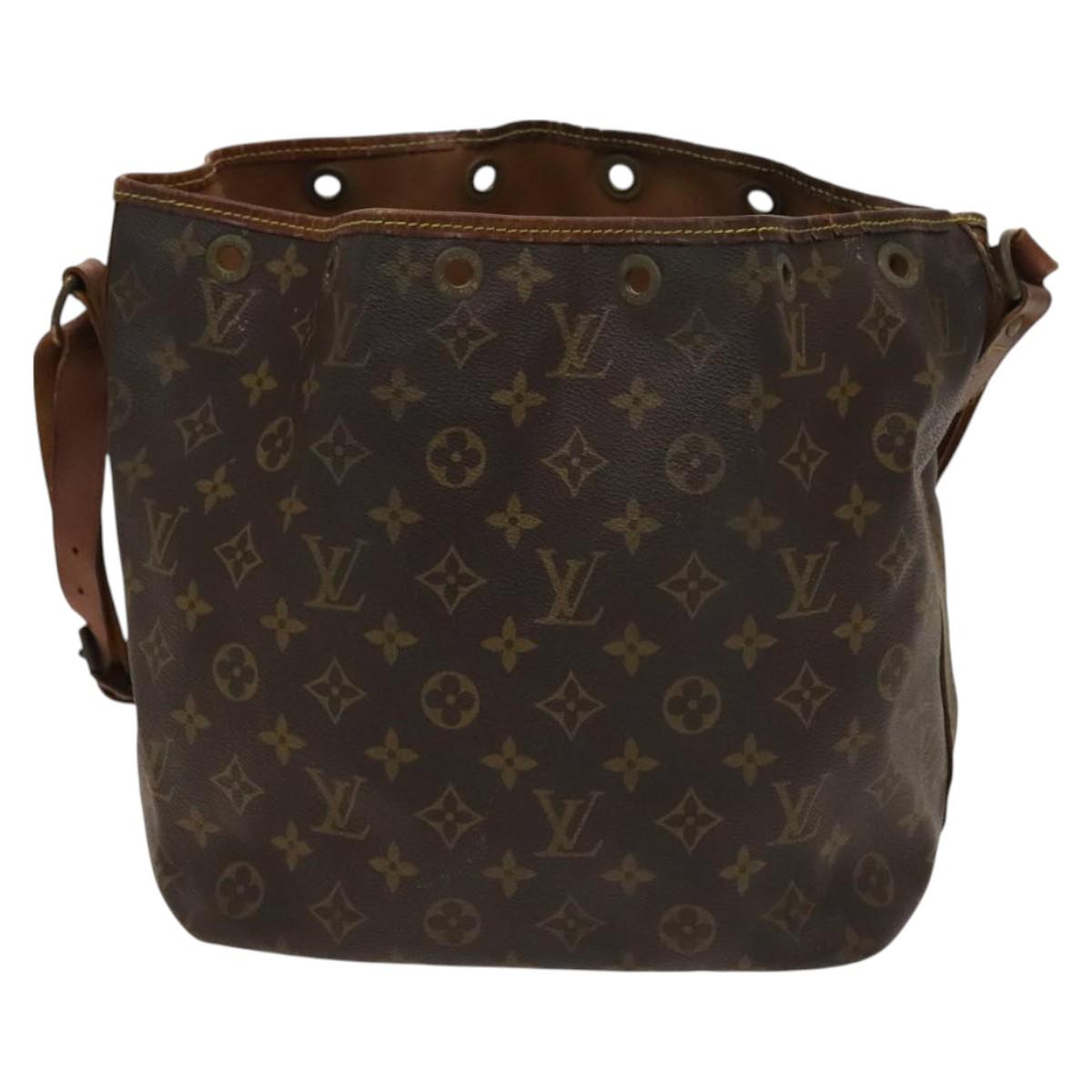 LOUIS VUITTON Monogram Petit Noe Shoulder Bag M42226 LV Auth bs27038