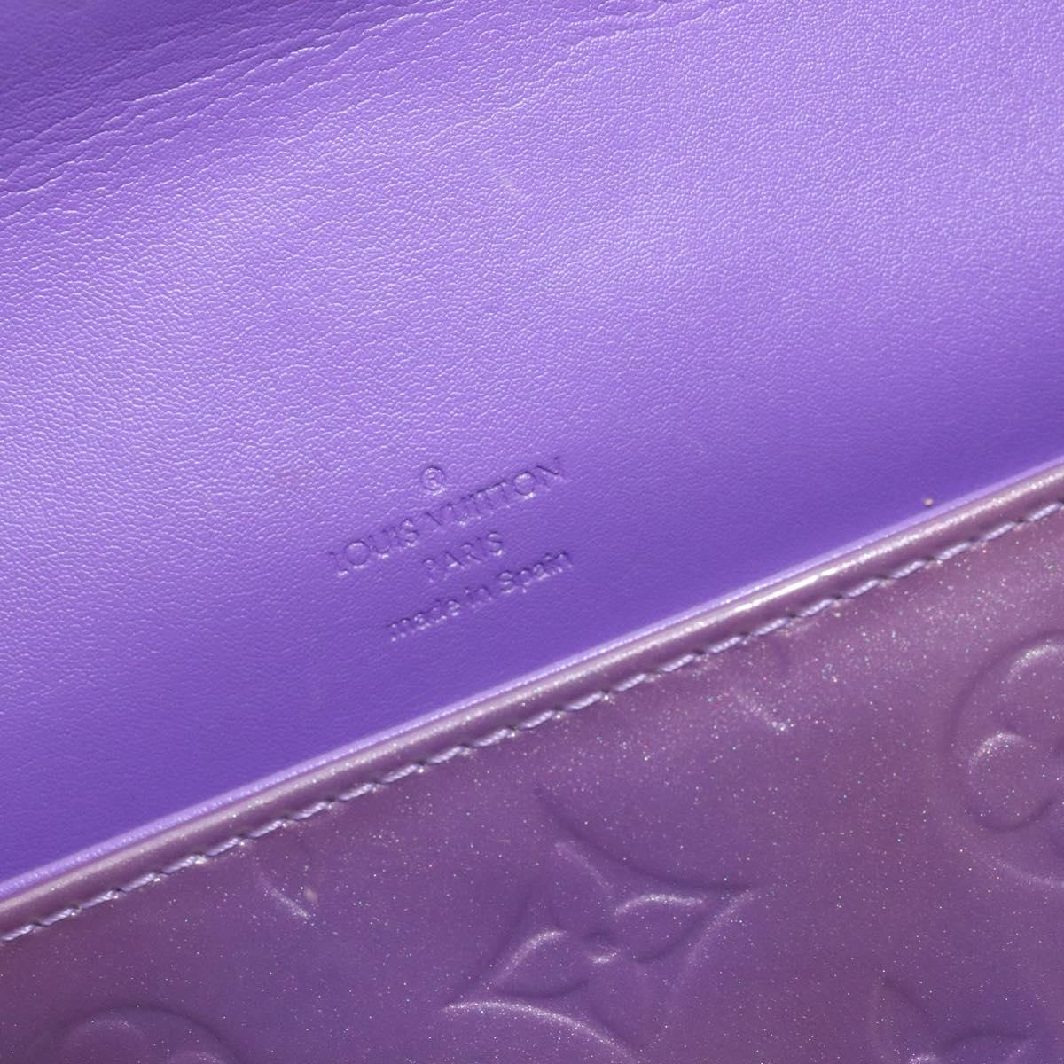 LOUIS VUITTON Monogram Vernis Thompson Street Bag Viole M91095 LV Auth bs27050