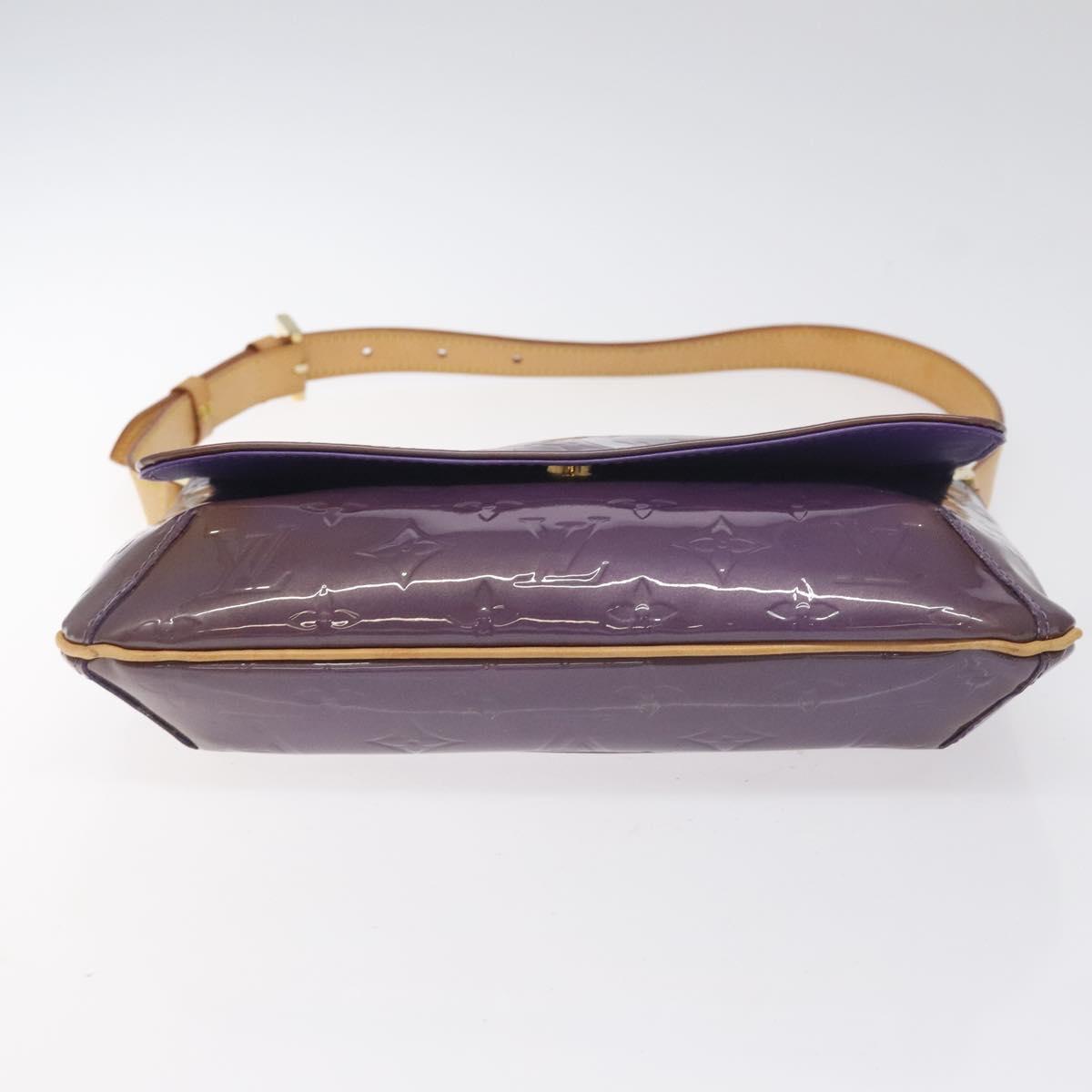 LOUIS VUITTON Monogram Vernis Thompson Street Bag Viole M91095 LV Auth bs27050