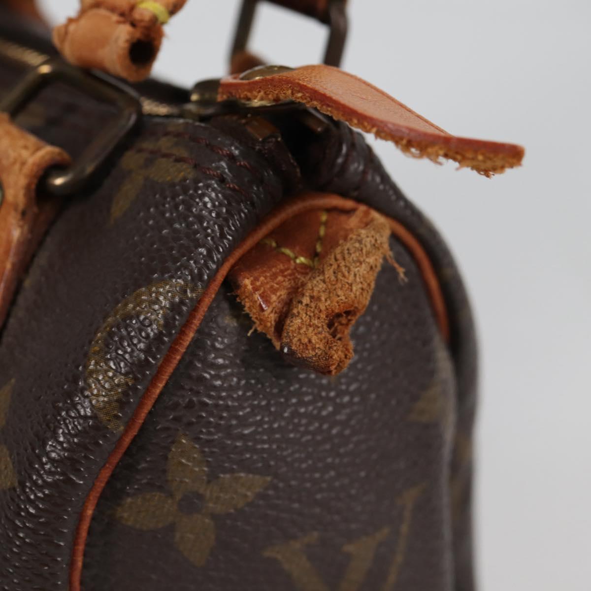 LOUIS VUITTON Monogram Mini Speedy Hand Bag M41534 LV Auth bs27057