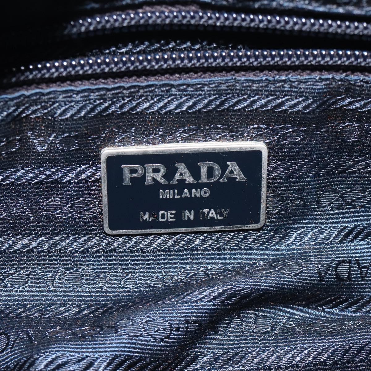 PRADA Hand Bag Nylon Black Auth bs27069