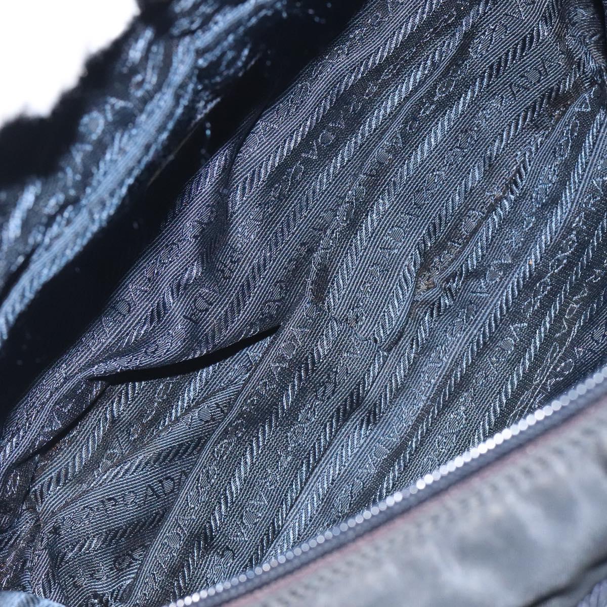 PRADA Hand Bag Nylon Black Auth bs27069