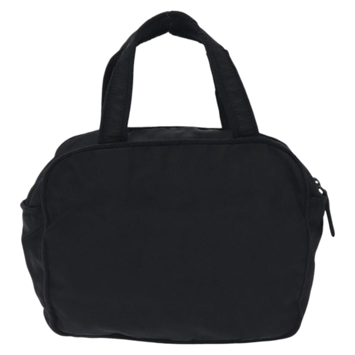 PRADA Hand Bag Nylon Black Auth bs27069