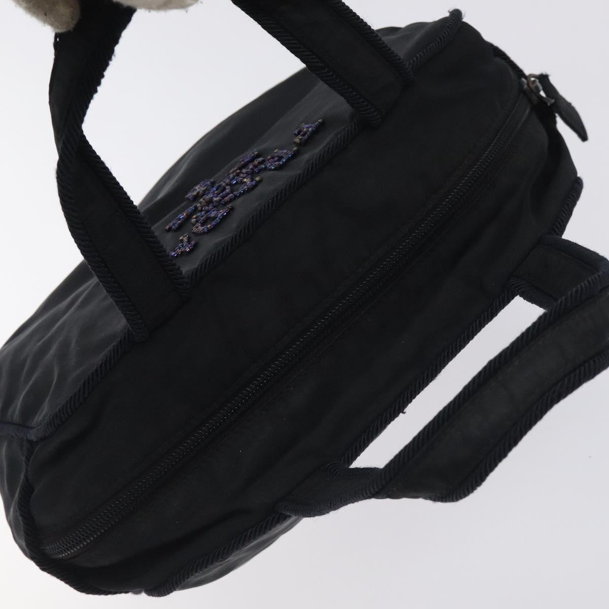 PRADA Hand Bag Nylon Black Auth bs27069