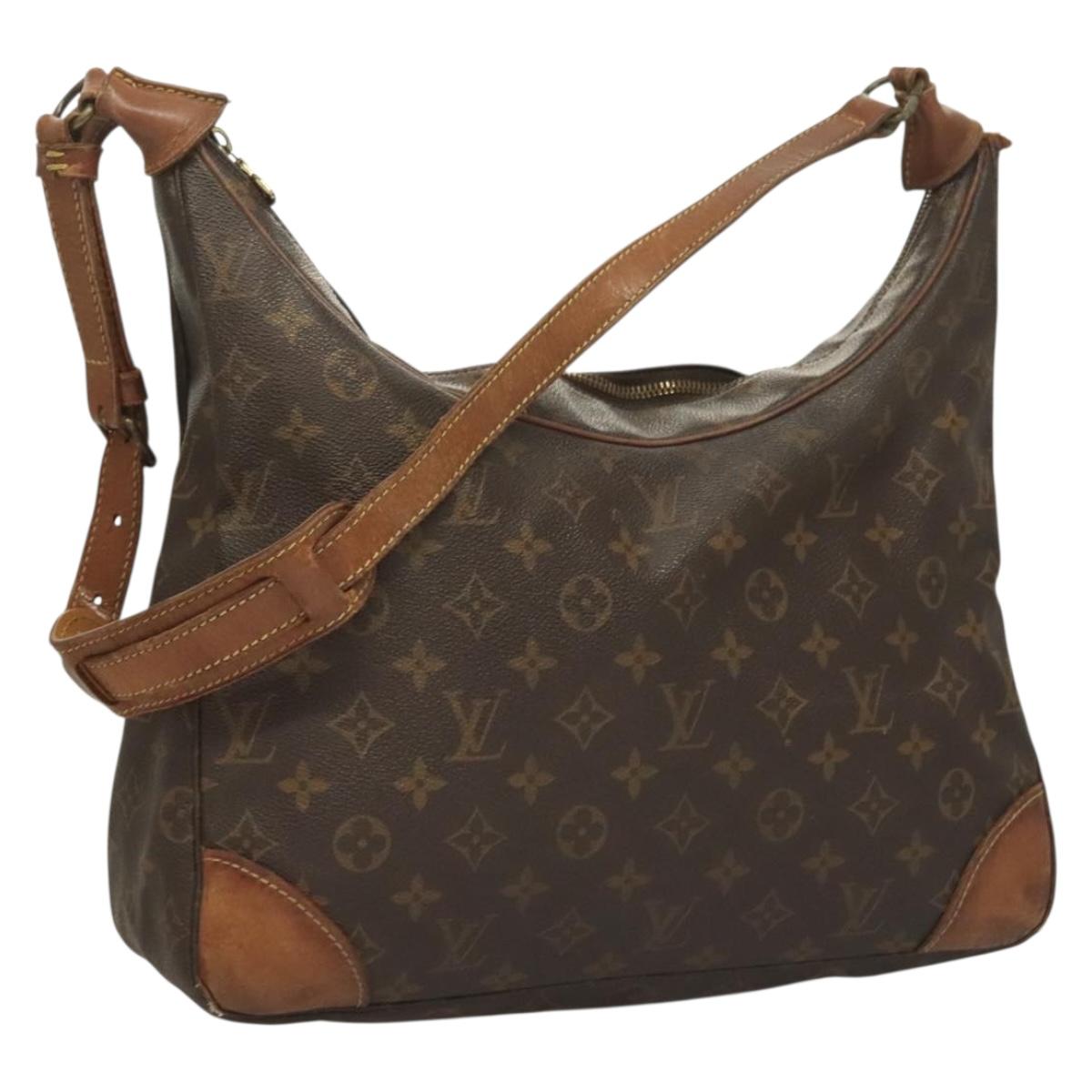 LOUIS VUITTON Monogram Boulogne 35 Shoulder Bag M51260 LV Auth bs27108