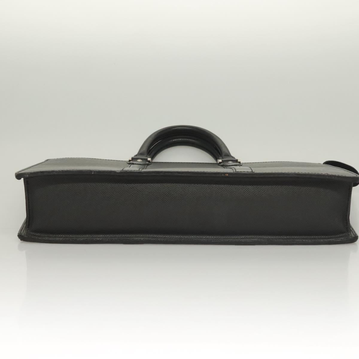 LOUIS VUITTON Taiga Porte Documents Rozan Bag Ardoise M30052 LV Auth bs27110