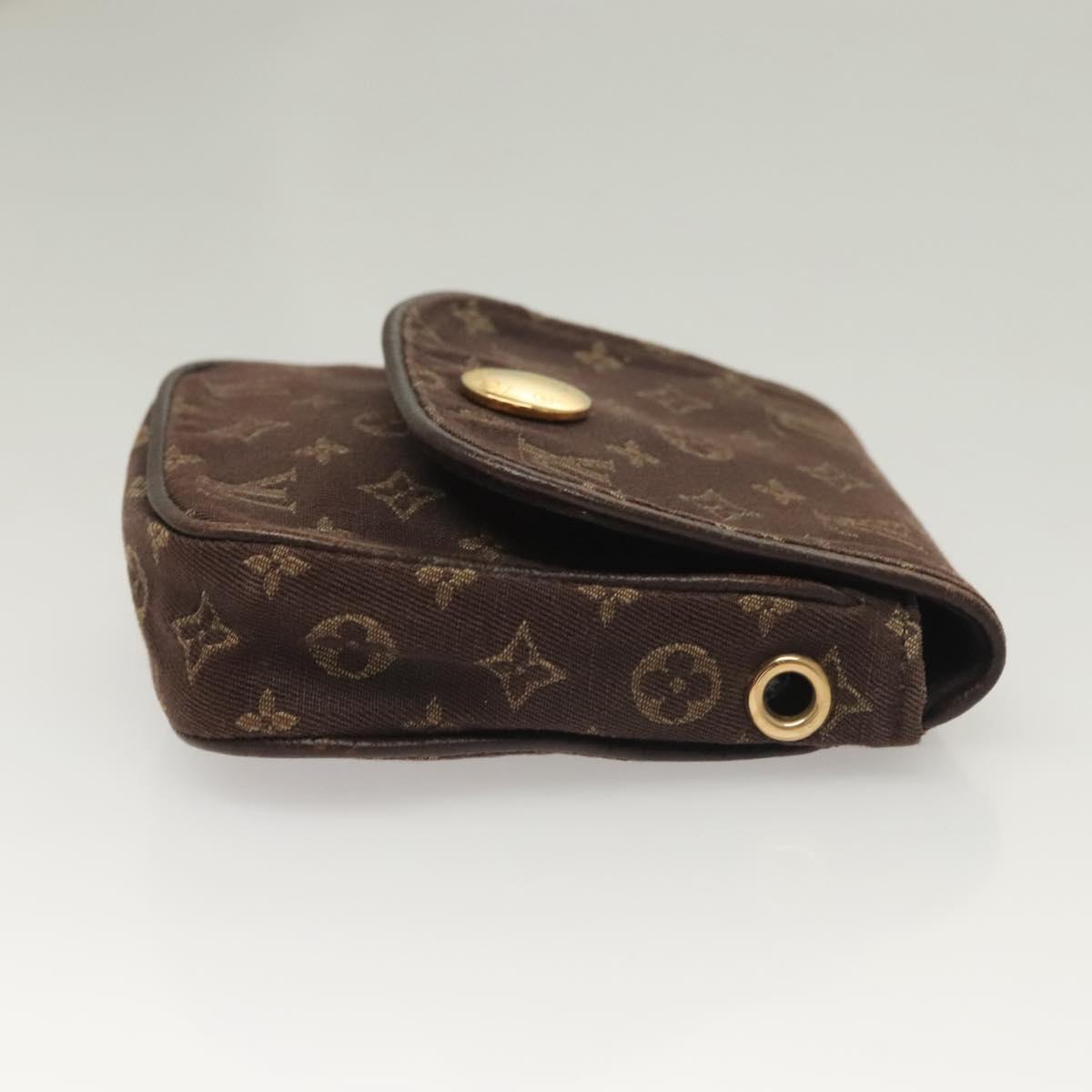 LOUIS VUITTON Monogram Mini Pochette Cancun Pouch Brown M95313 LV Auth bs27191