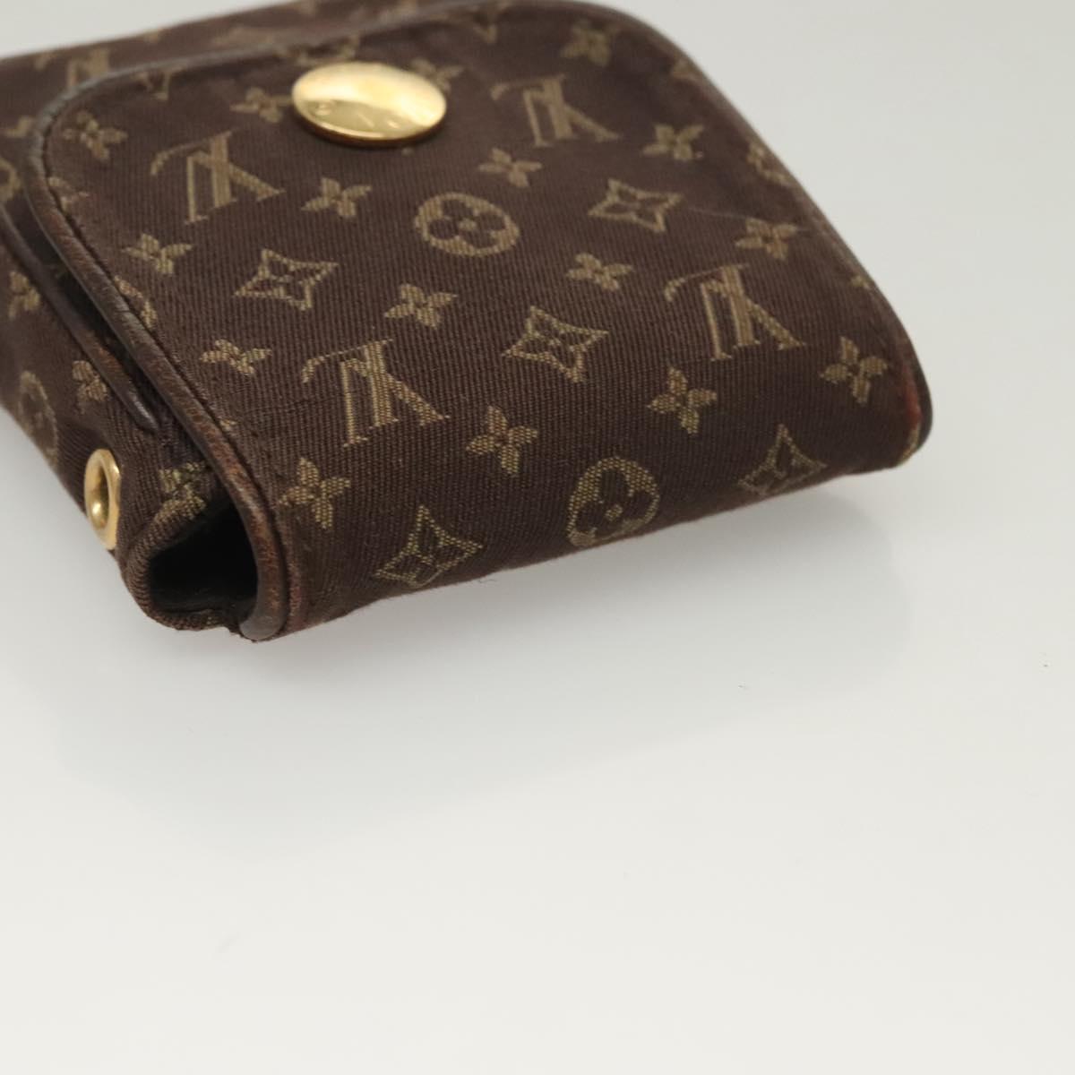 LOUIS VUITTON Monogram Mini Pochette Cancun Pouch Brown M95313 LV Auth bs27191
