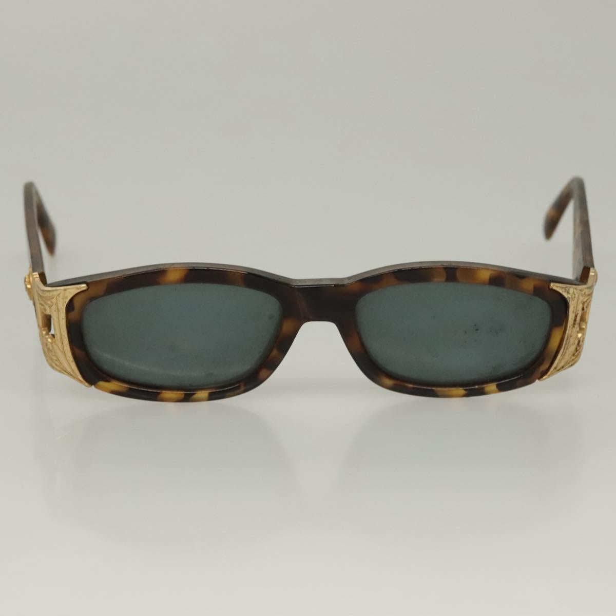 Gianni Versace Sunglasses Belt 2Set Black Brown Auth bs27236