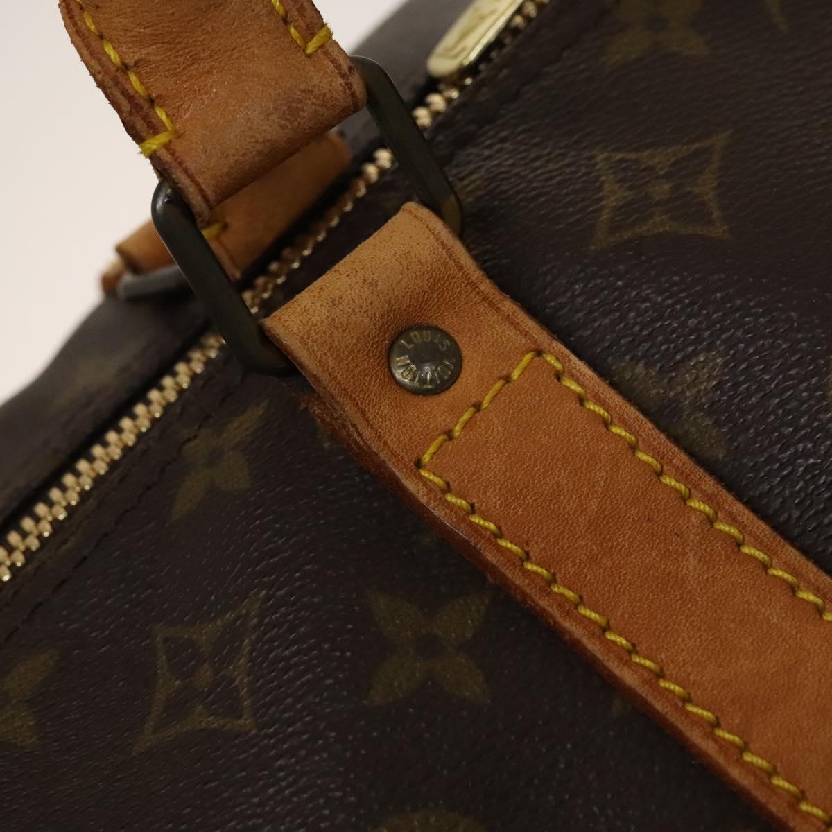 LOUIS VUITTON Monogram Keepall Bandouliere 60 Boston Bag M41412 LV Auth bs27246