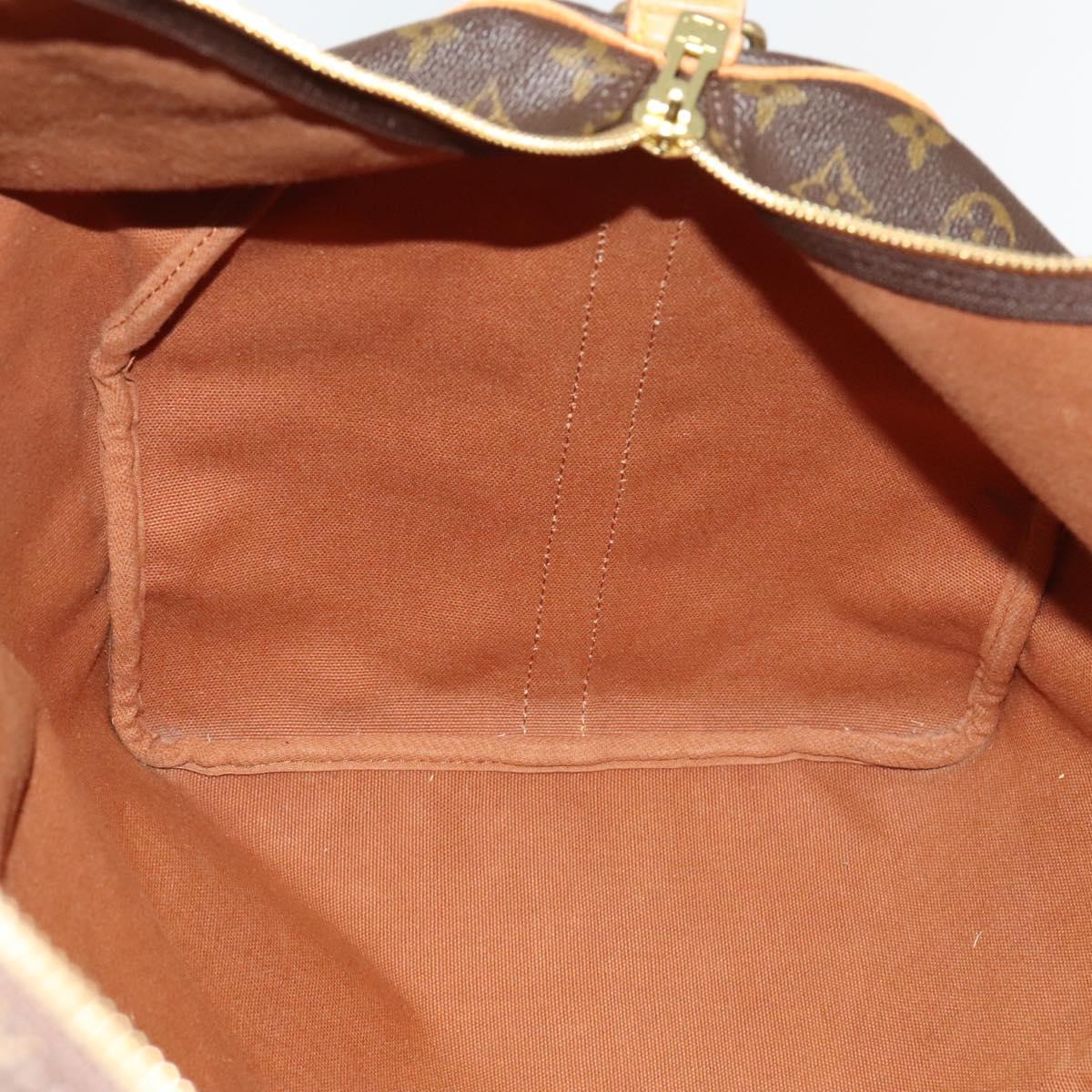 LOUIS VUITTON Monogram Keepall Bandouliere 60 Boston Bag M41412 LV Auth bs27246