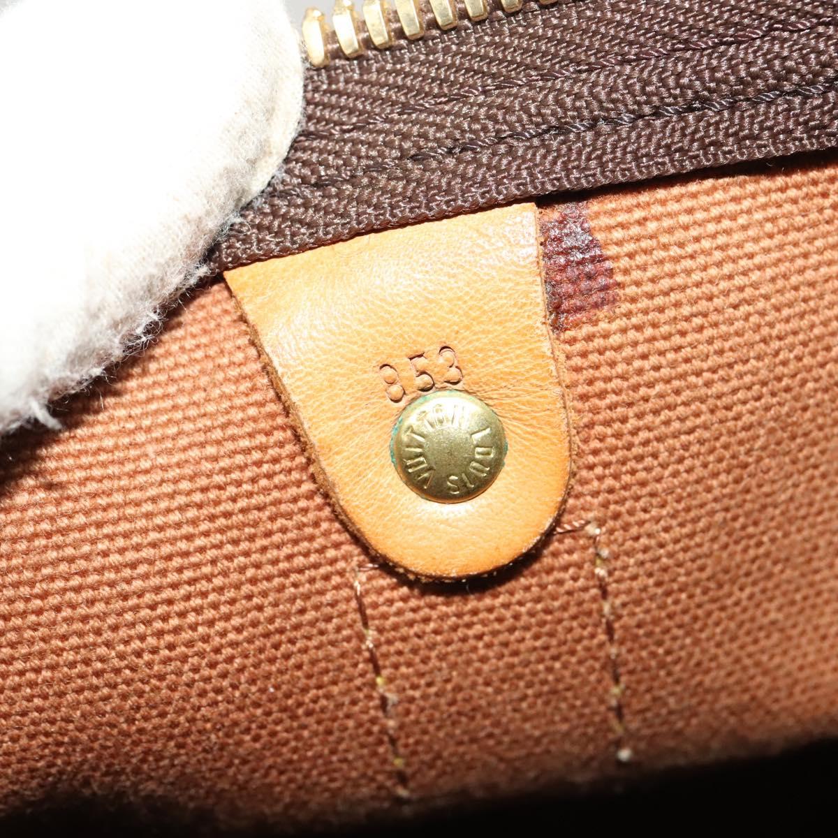 LOUIS VUITTON Monogram Keepall Bandouliere 60 Boston Bag M41412 LV Auth bs27246