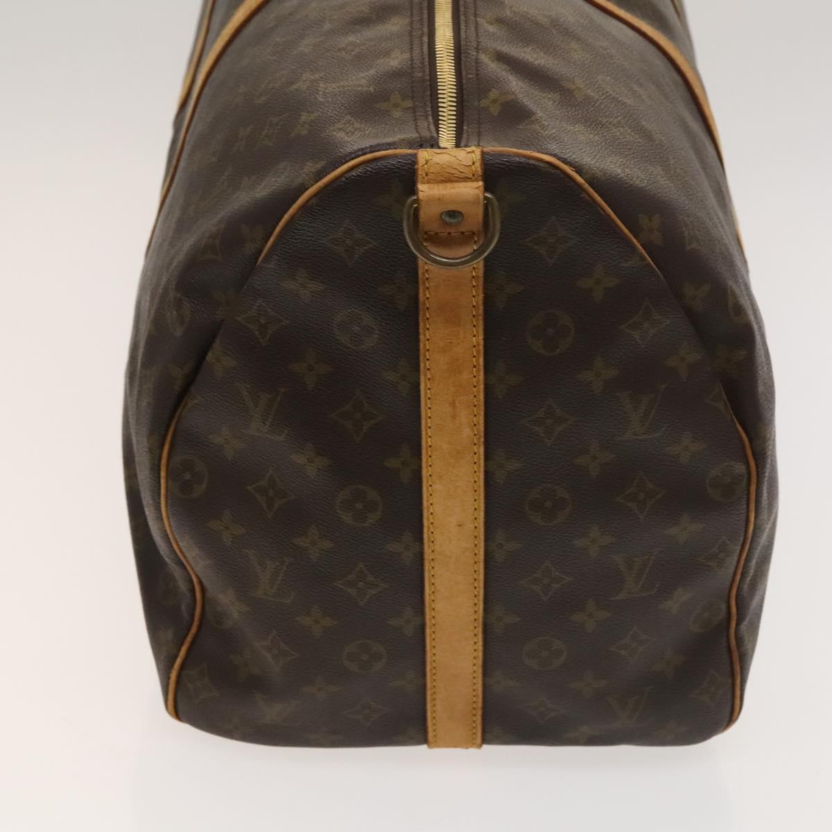 LOUIS VUITTON Monogram Keepall Bandouliere 60 Boston Bag M41412 LV Auth bs27246