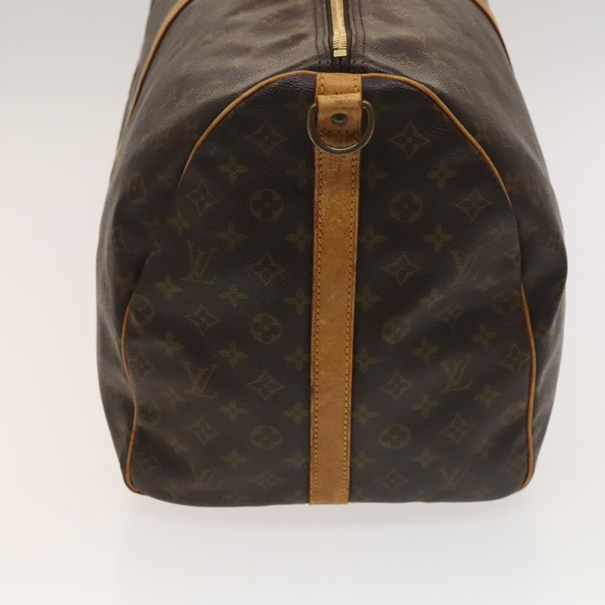 LOUIS VUITTON Monogram Keepall Bandouliere 60 Boston Bag M41412 LV Auth bs27246