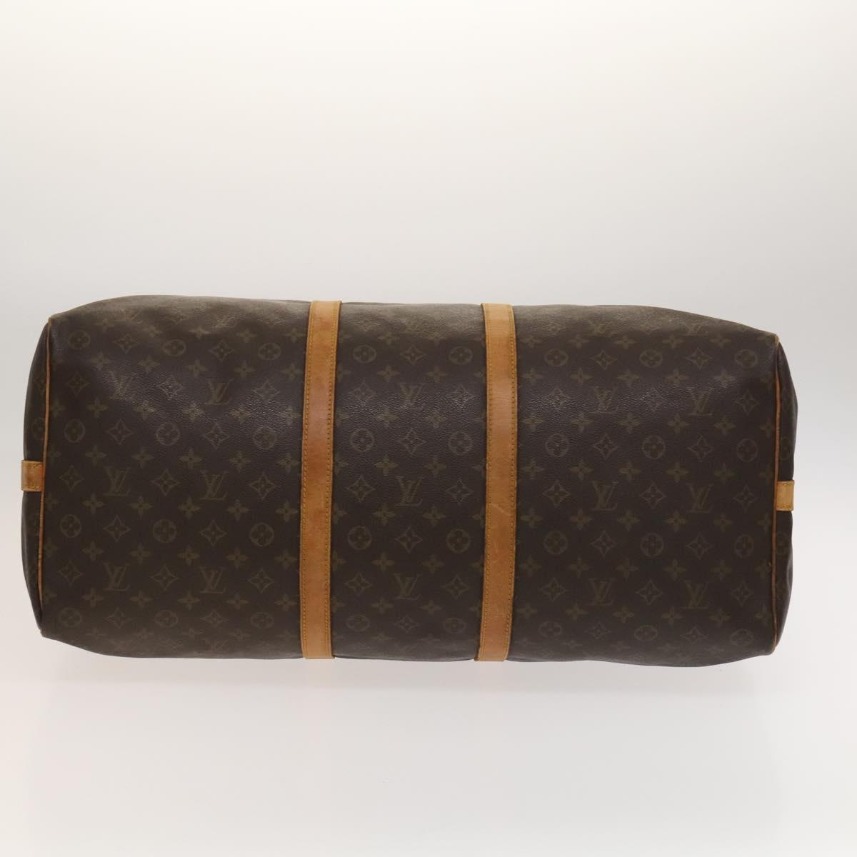 LOUIS VUITTON Monogram Keepall Bandouliere 60 Boston Bag M41412 LV Auth bs27246