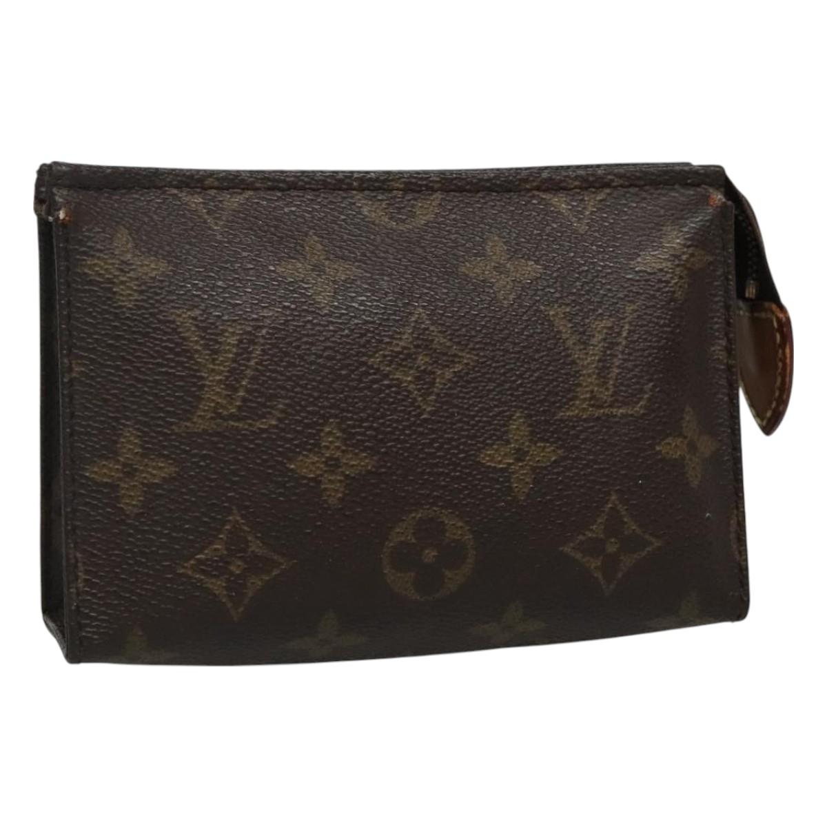 LOUIS VUITTON Monogram Poche Toilette 15 Pouch M47546 LV Auth bs27249