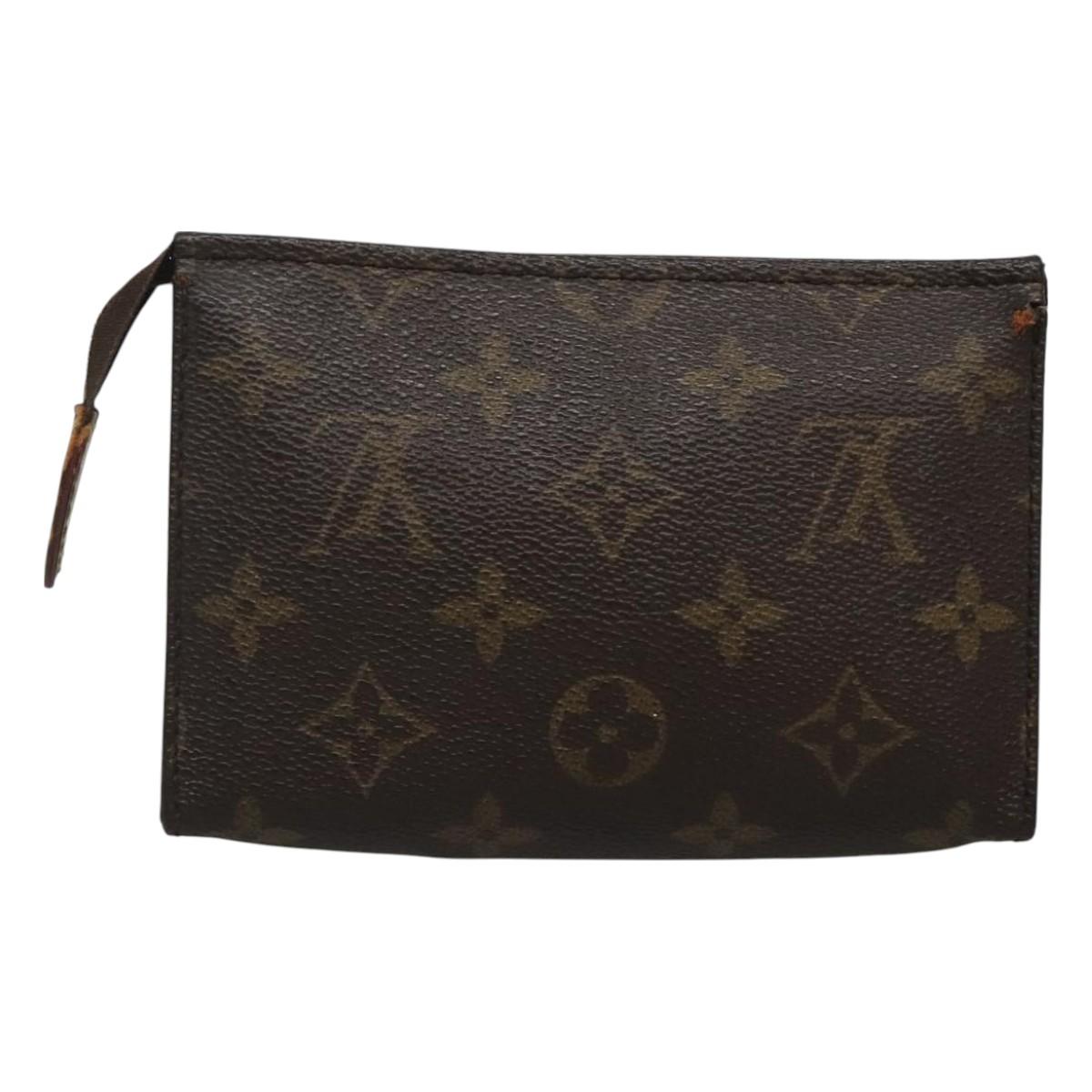 LOUIS VUITTON Monogram Poche Toilette 15 Pouch M47546 LV Auth bs27249