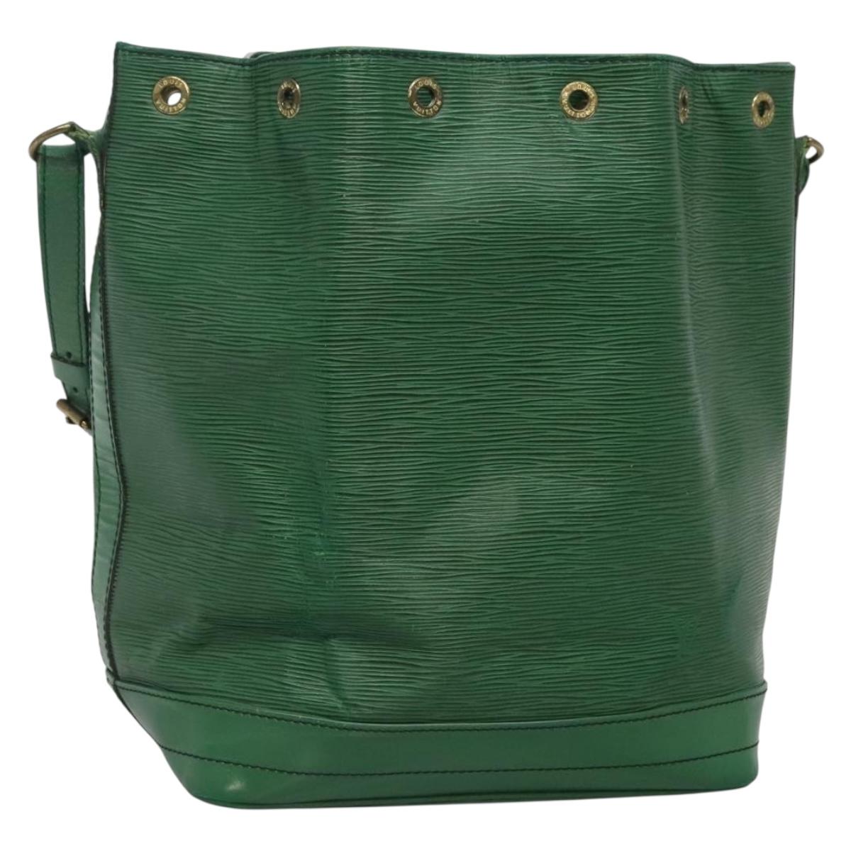 LOUIS VUITTON Epi Noe Shoulder Bag Green M44004 LV Auth bs27263