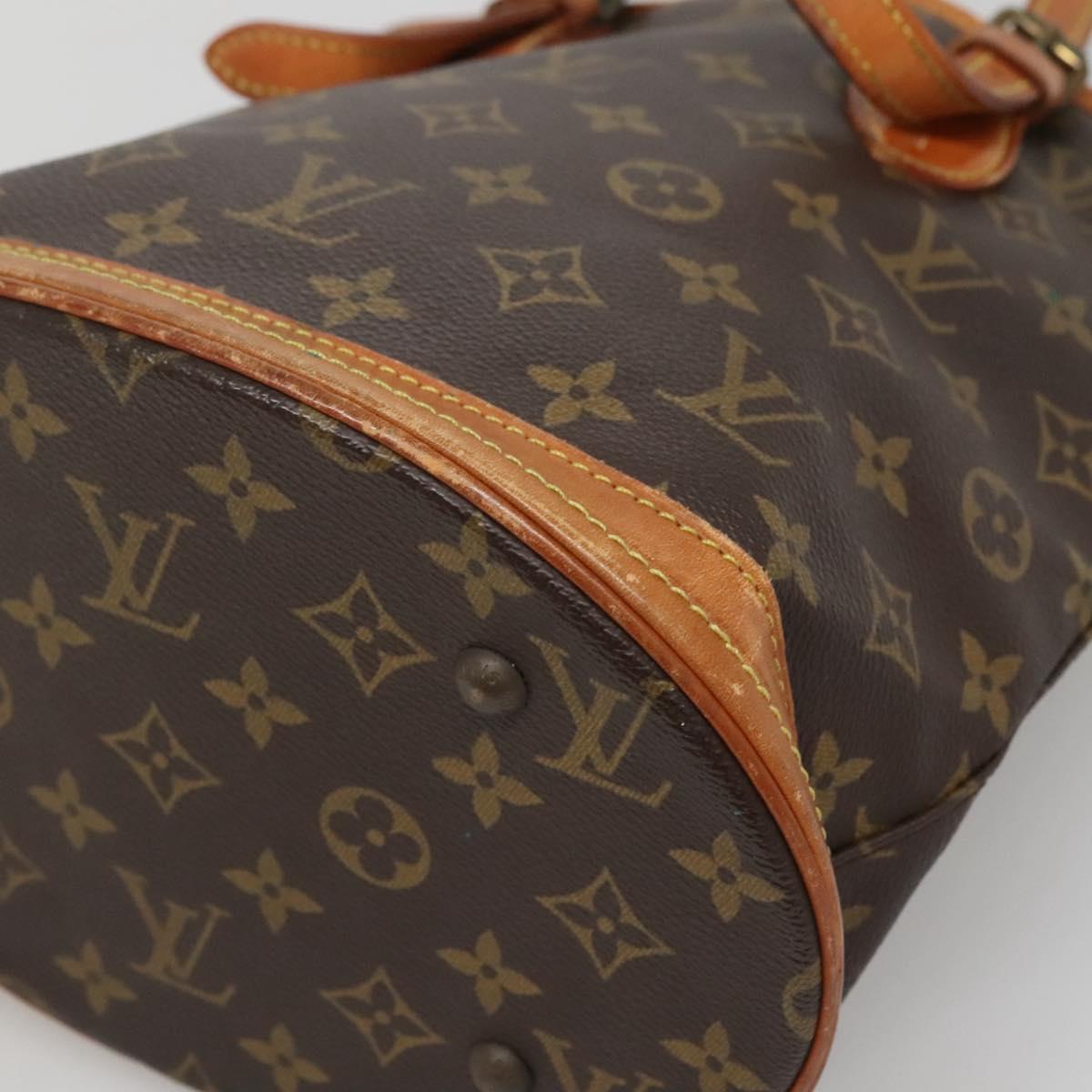 LOUIS VUITTON Monogram Bucket PM Shoulder Bag Vintage M42238 LV Auth bs27316