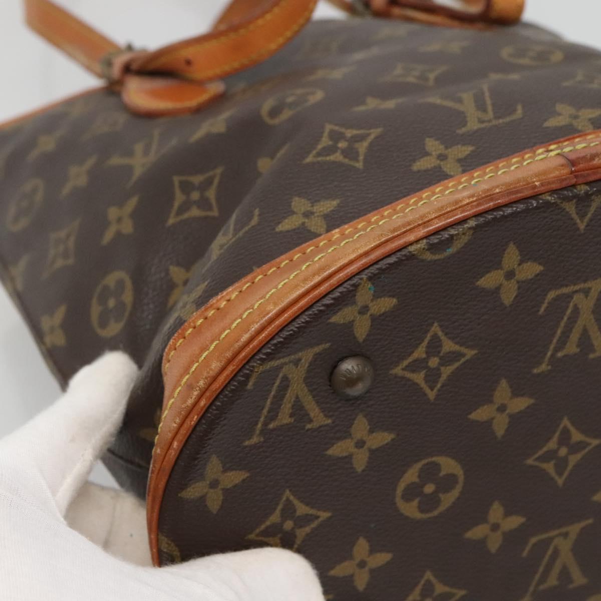 LOUIS VUITTON Monogram Bucket PM Shoulder Bag Vintage M42238 LV Auth bs27316